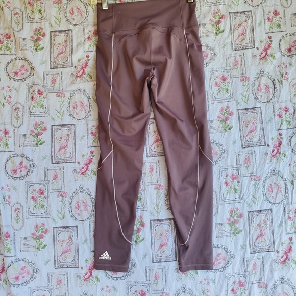 Adidas Climalite‎ Leggings Purple Size Medium - Picture 3 of 6